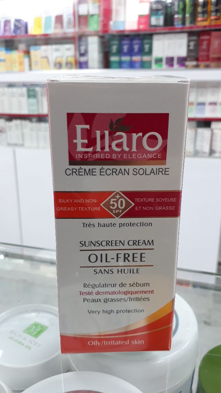 کرم ضد آفتاب SPF 50 مناسب پوست چرب بدون رنگ الارو