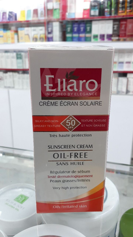 کرم ضد آفتاب SPF 50 مناسب پوست چرب بدون رنگ الارو